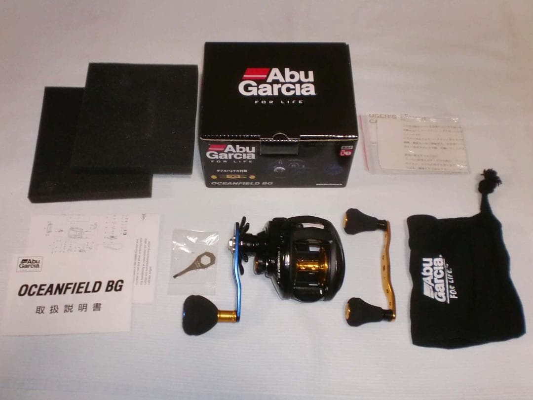アブガルシア（Abu）オーシャンフィールドＢＧ－Ｌ【左巻】スペアハンドル付　新品
