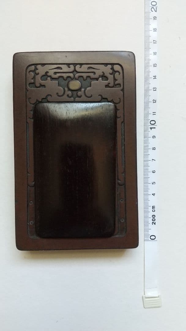 蓋つき硯 中国工芸品❓️