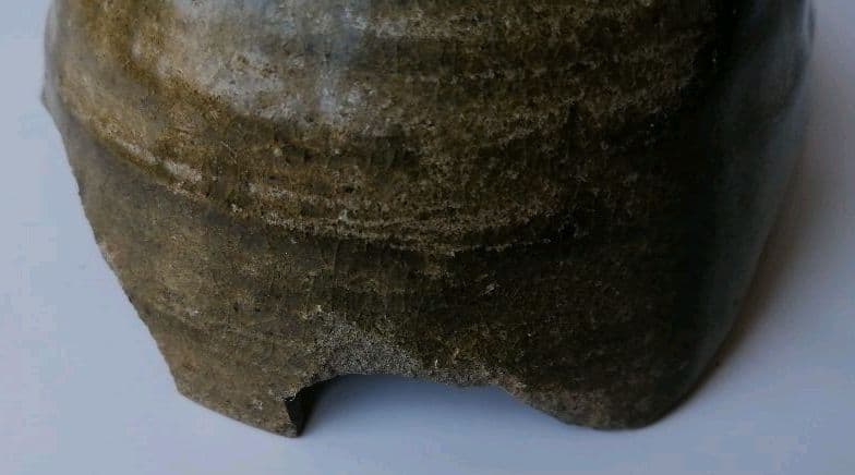 古唐津　小山路青手茶碗(発掘手)➁