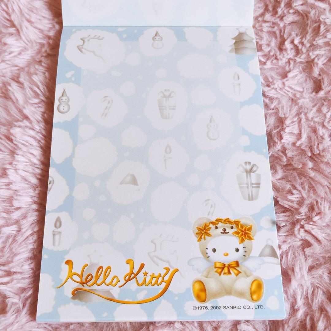 希少レア　ハローキティ　エンジェルベア　レターセット　メモ　2002 サンリオ