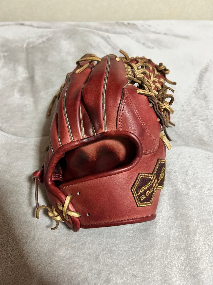 ジュンケイ硬式外野用型付け済み型良好