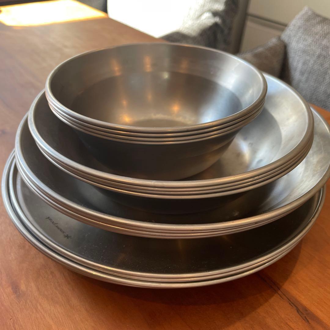 スノーピーク　お皿ファミリーセット4人分