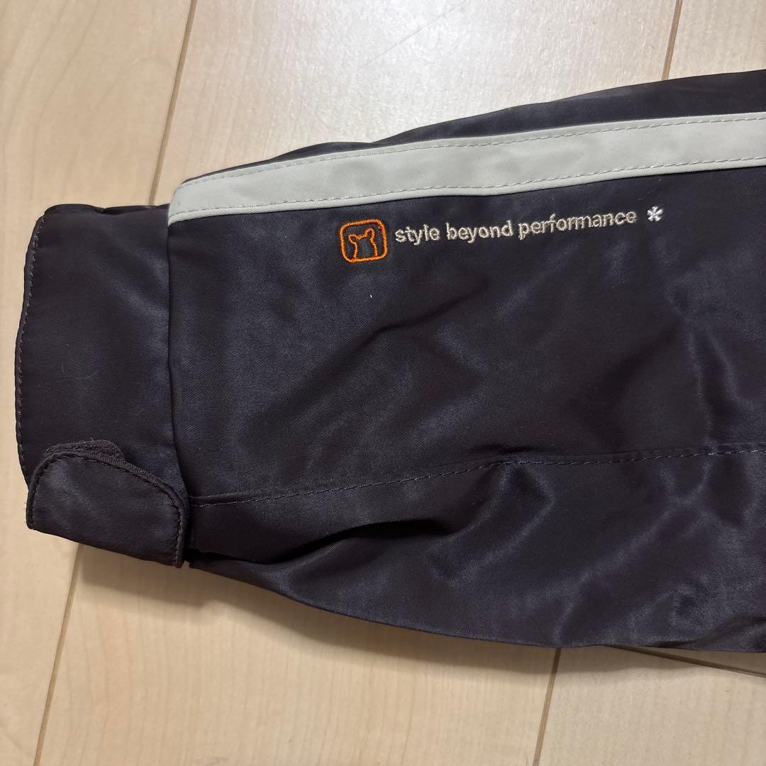 美品 ellesse スキー スノボー 上下セット Sサイズ ブラウン×白系