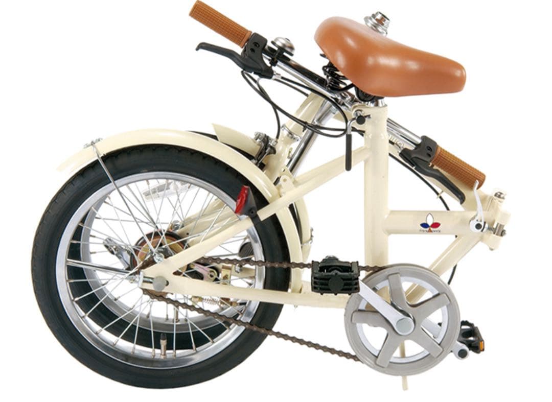 【新品未使用】KCD SS-H16 折りたたみ自転車 アイボリー