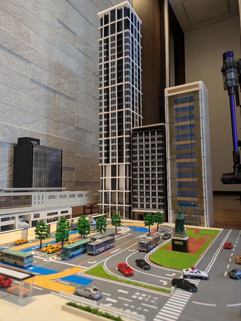 Nゲージ　自作ストラクチャー　マンション