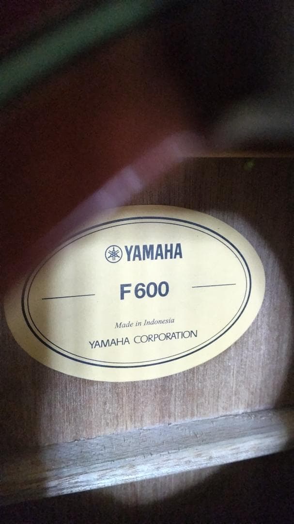 ❤️弦高調整済！YAMAHA ヤマハ F-600 (*゜▽゜)ノ木のピックガード