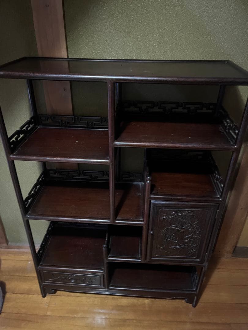 茶箪笥　煎茶　　飾り棚　アンティーク