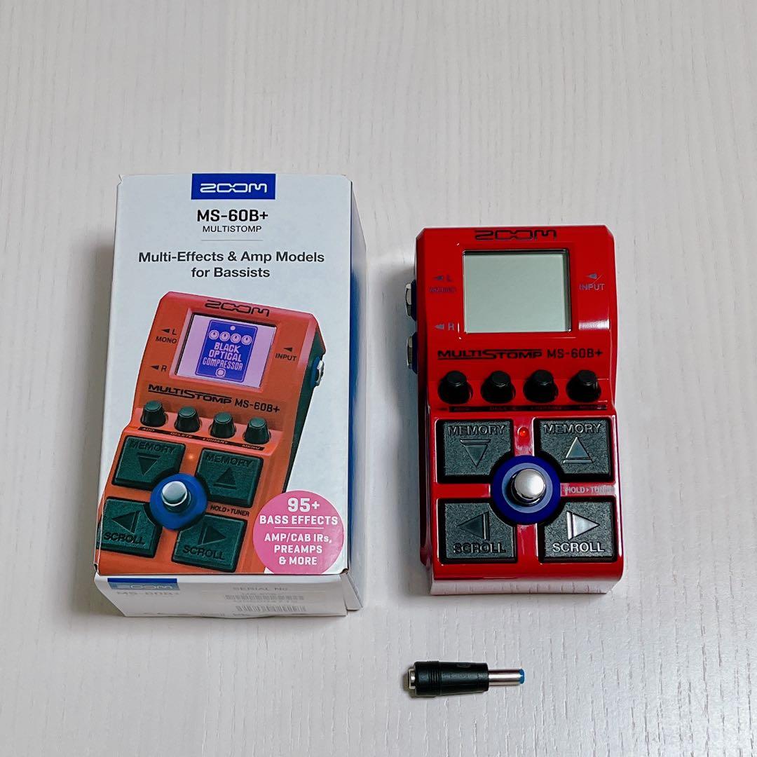 zoom ms-60b+ マルチエフェクター+アダプター