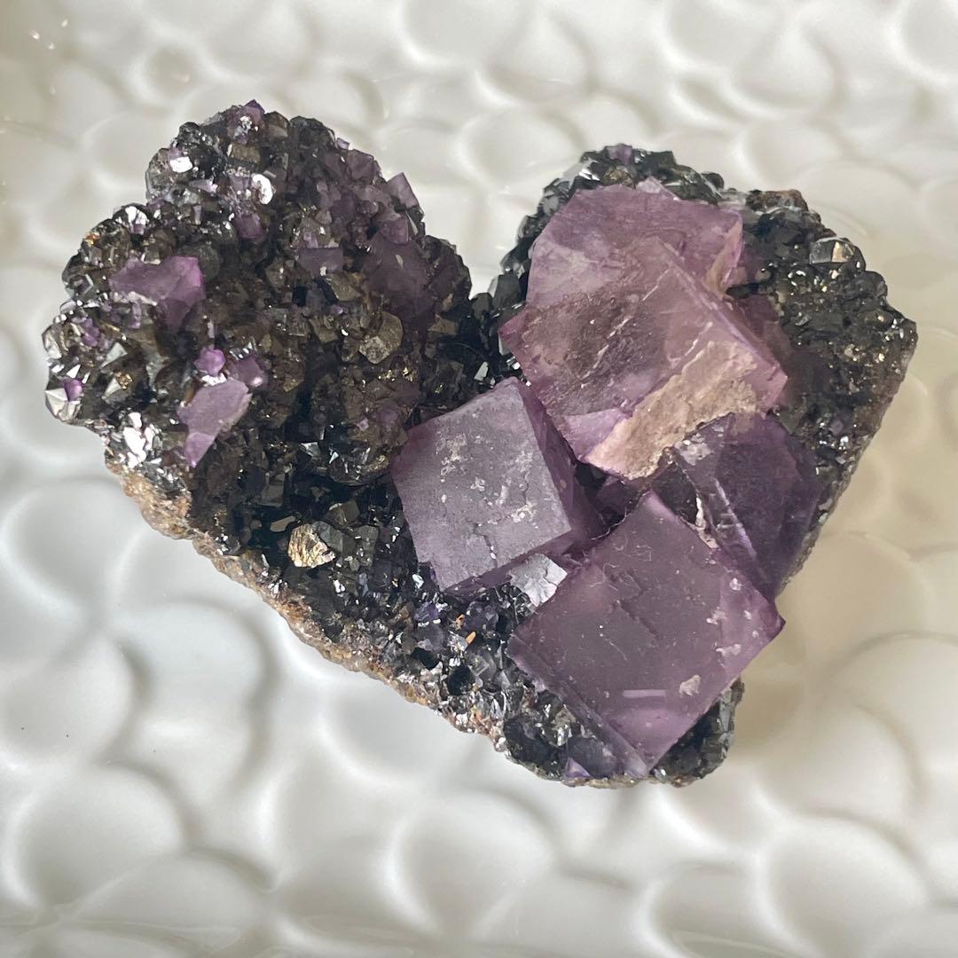 アメリカ イリノイ産 フローライト 蛍石 鉱物標本 原石