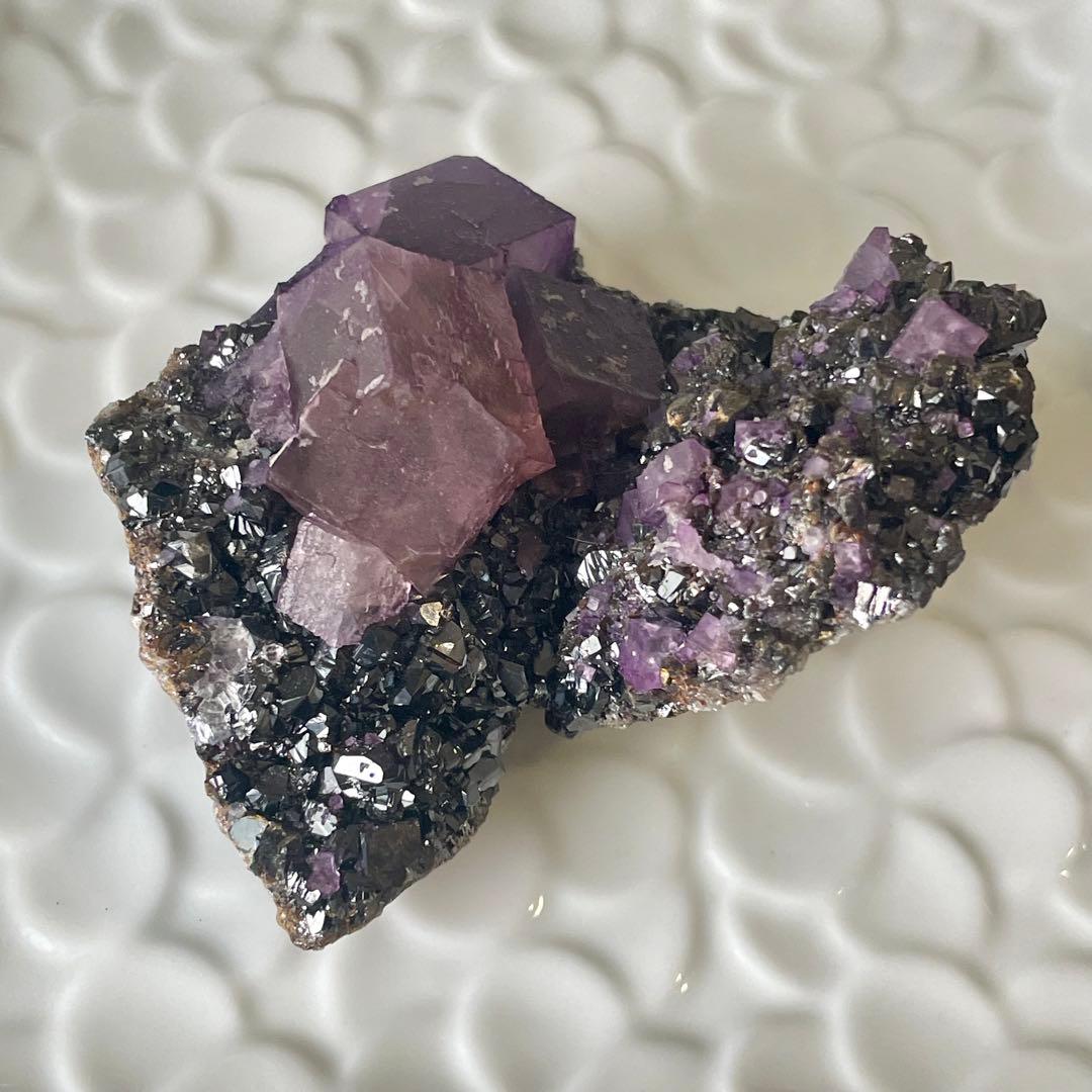 アメリカ イリノイ産 フローライト 蛍石 鉱物標本 原石