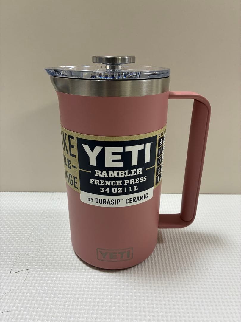 YETI Rambler French Press 34ozサンドストーンピンク