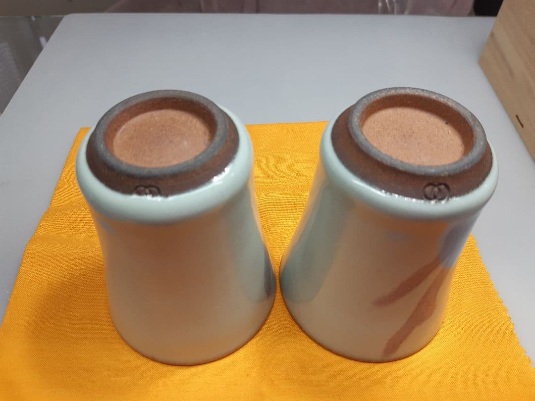 新品未使用福島善三カップ2個セット 木箱付き