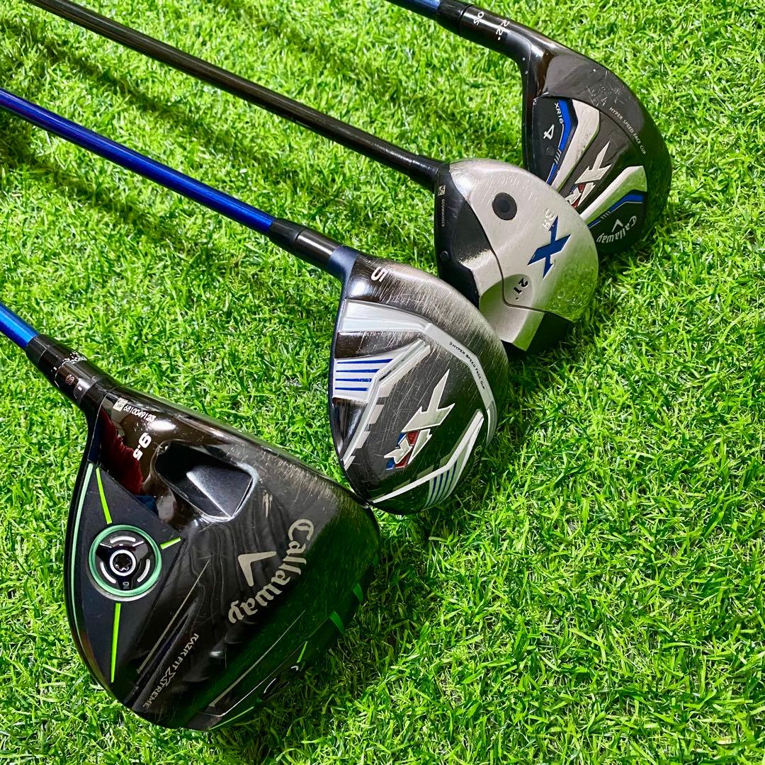 キャロウェイ XR レイザー ゴルフセット 13本 左 レフティ S メンズ