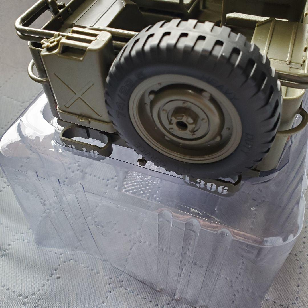 ジープ ラジコン JJRC C8815PRO トレーラー&マシンガンとOP付き