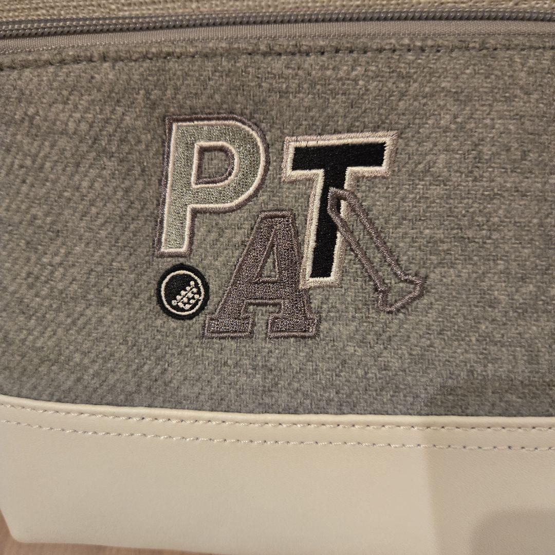 【セール】PEARLY GATES クラッチバッグ グレー/ホワイト