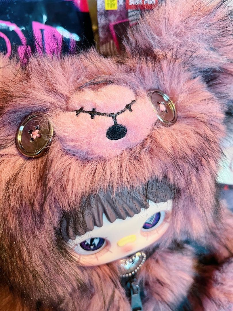 【近日削除予定】エラー品！MayMei 反逆 ぬいぐるみ　400％ クマ ピンク
