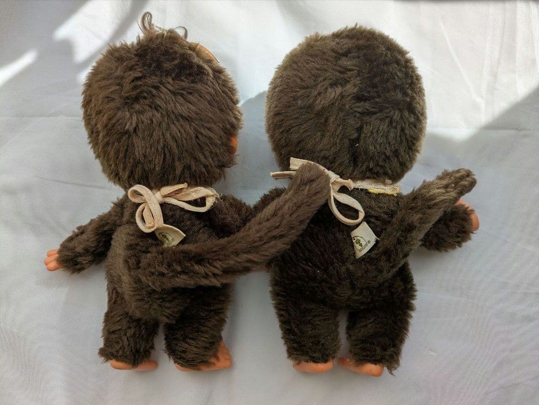 昭和レトロ 初代 ふた子のモンチッチ 当時物 1970年代 セキグチ ブルーアイ