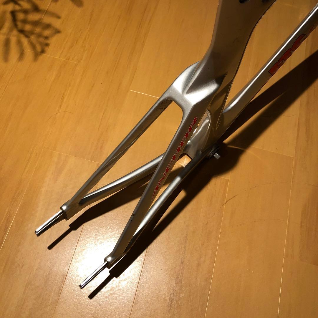 ANCHOR phr7 ピスト 競輪　シルバーフレーム