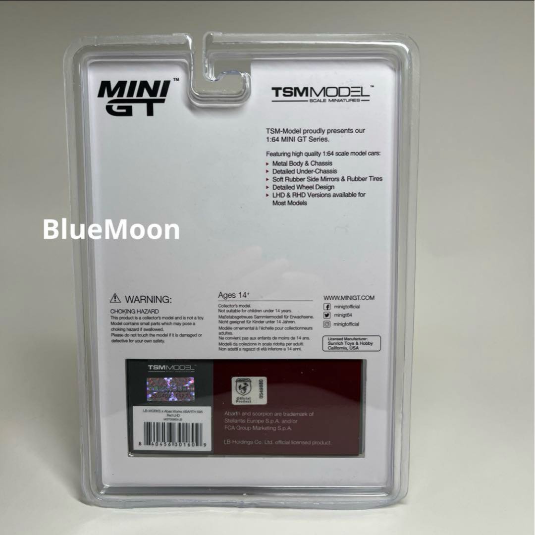 LBWK限定 MINI GT RX-7 ADVAN アバルト MINIGT