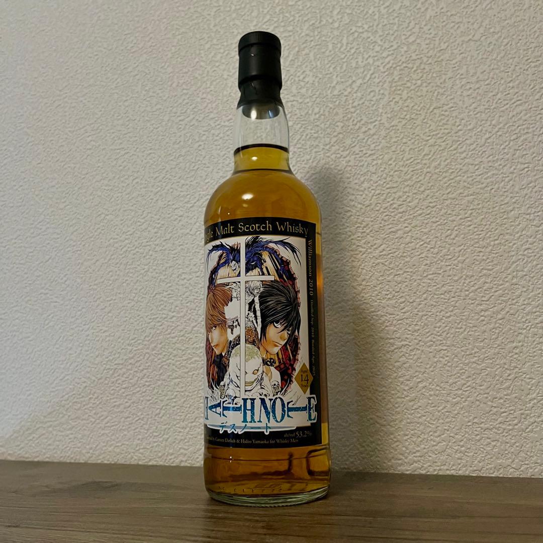 ♦ 『DEATH NOTE』 ラベル/ウィリアムソン 2010 ウイスキーミュウ