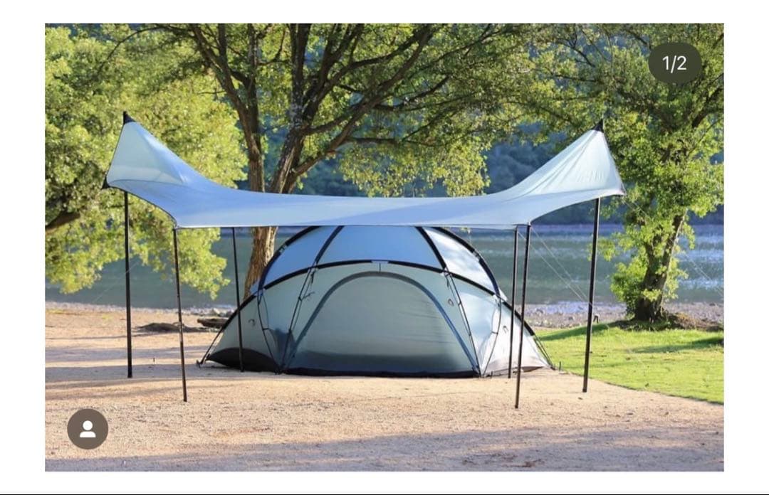 【新品未使用】Hillside tarp ブルーグレー