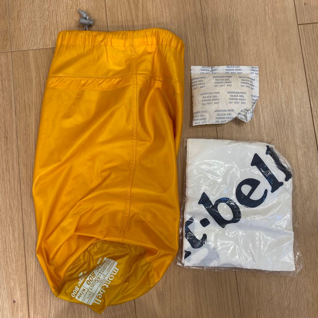 モンベル　アルパイン　ダウン　ハガー　#2 EX800シュラフ　寝袋