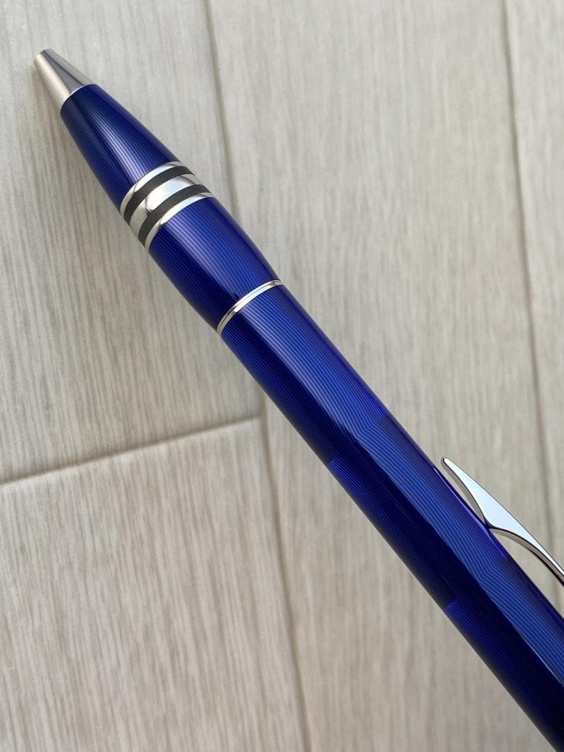 希少 美品 モンブラン スターウォーカー クールブルー ボールペン 新品リフィル