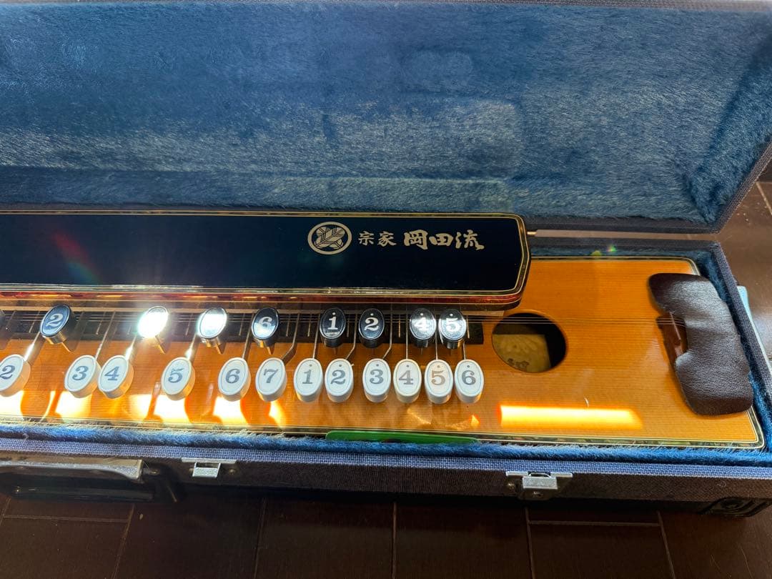 岡田流大正琴 ケース付き