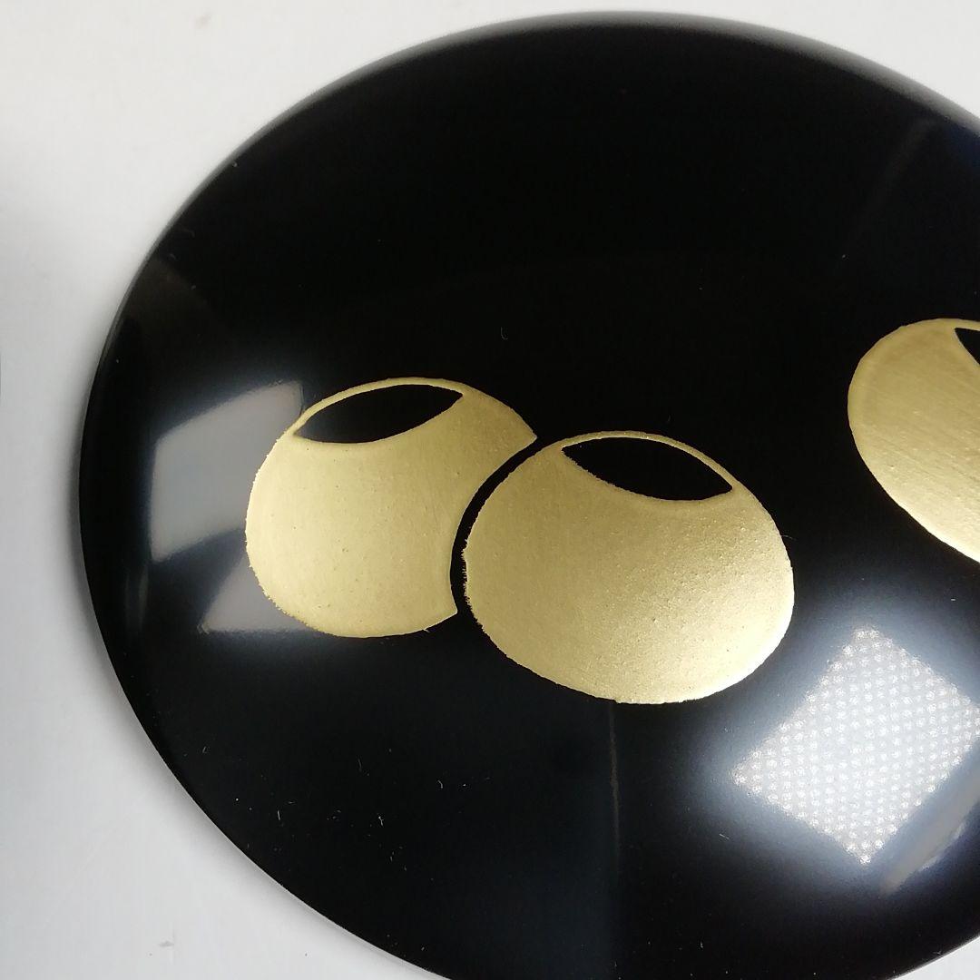 Ｗ９３　香合　『つぼつぼ蒔絵』『塗師　伊藤表正 作』　共箱　茶道具