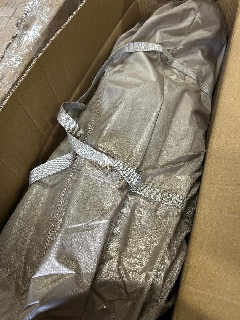 M-②【訳ありused】フレームワンタッチテント 6人用 ロッジ型