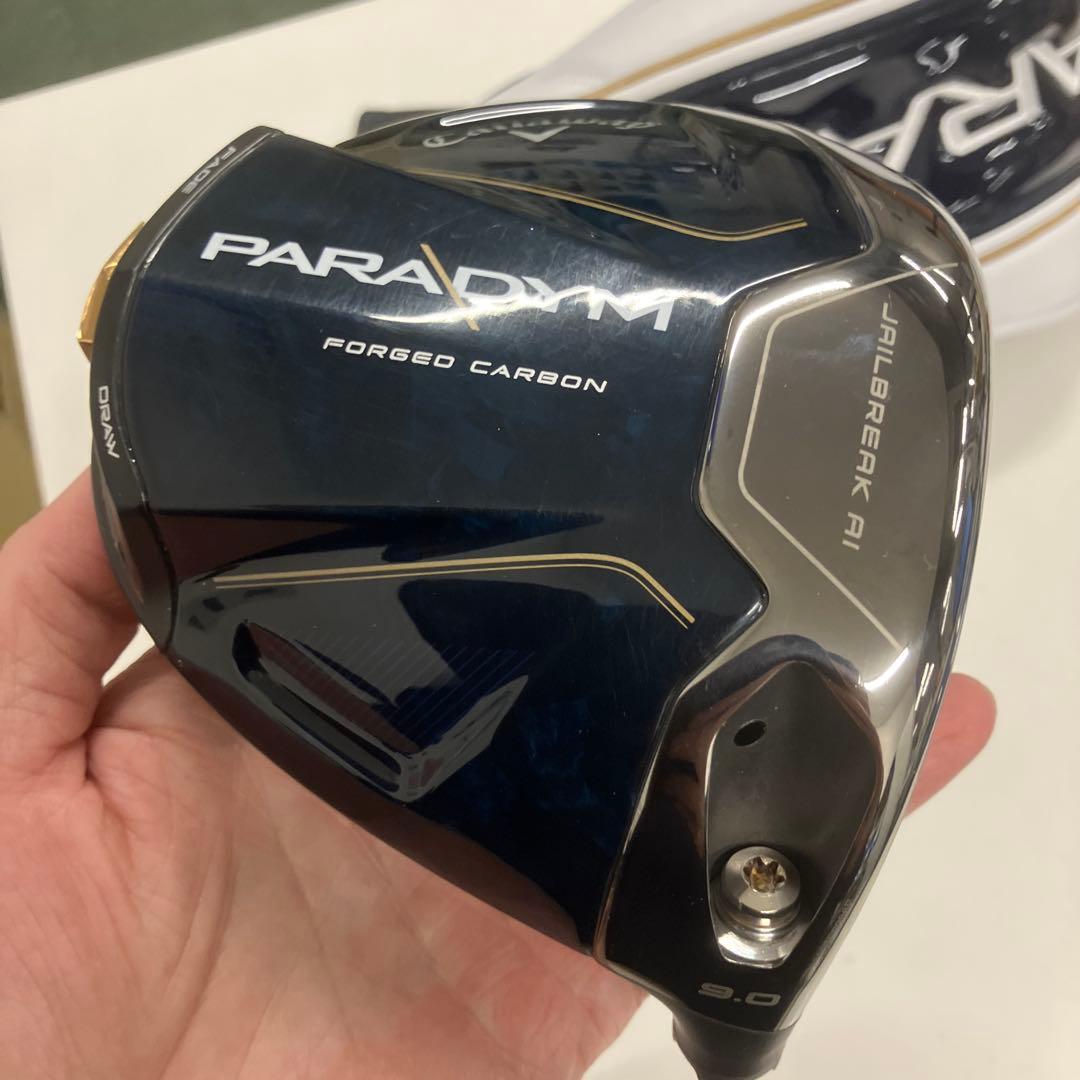 元祖パラダイム9度ドライバーヘッドのみ美品カバー付き