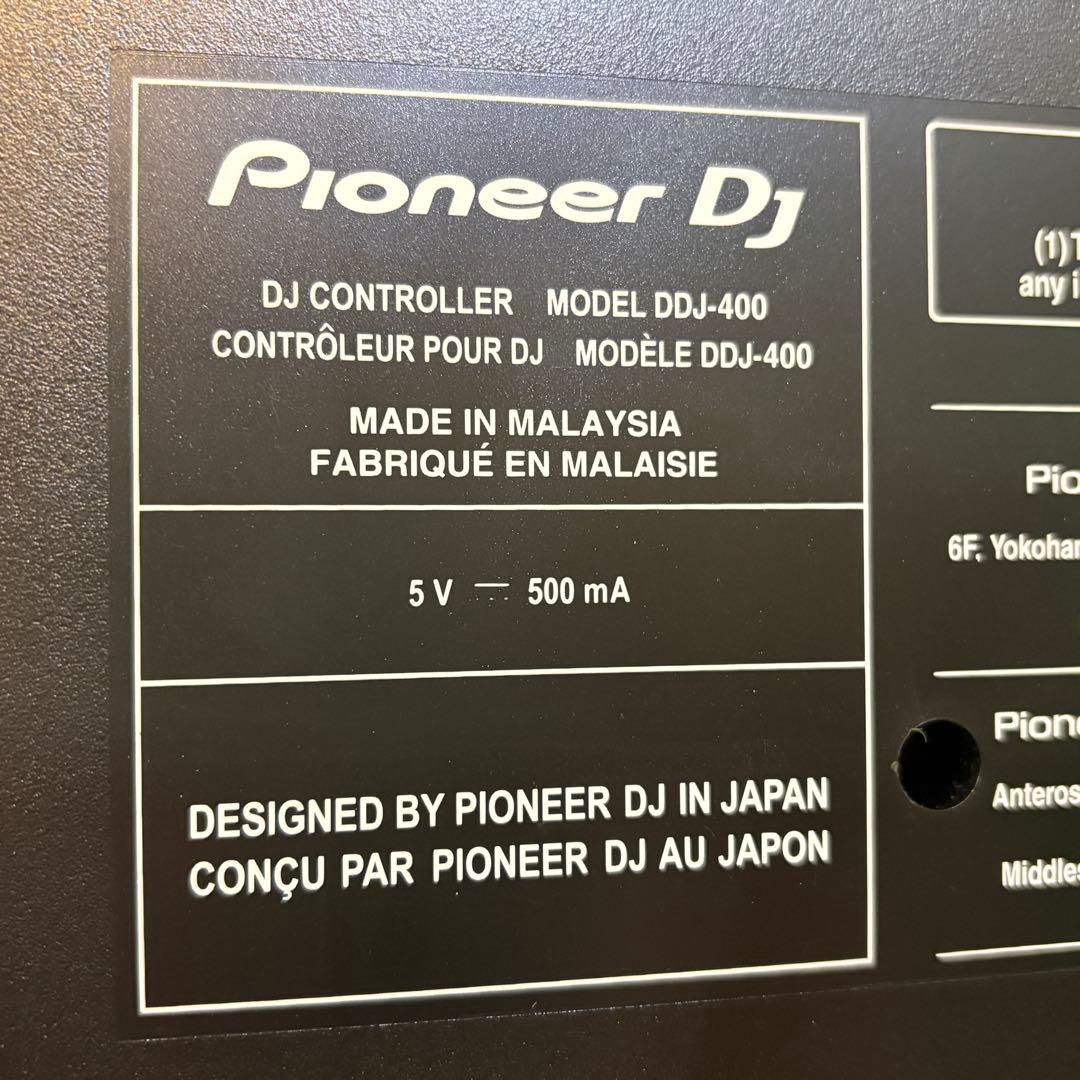 Pioneer DJ 2ch DJコントローラー DDJ-400