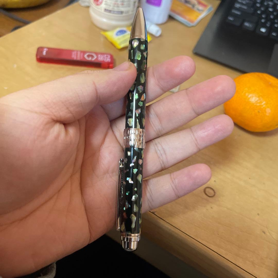 プラチナ万年筆　ダブル3アクション　螺鈿