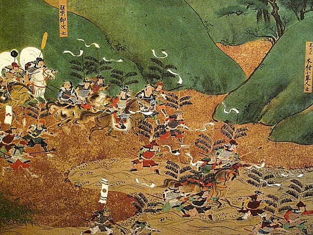 #希少 #レア #NHK #賤ヶ岳合戦図屏風 #複製画 #一隻 #大河鎧兜日本刀