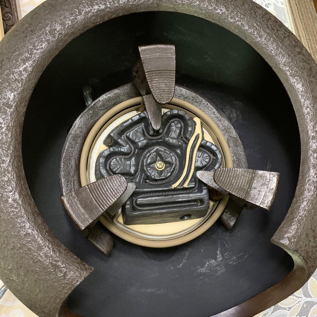 風炉釜 茶道 野々田製電熱器 南部鉄器