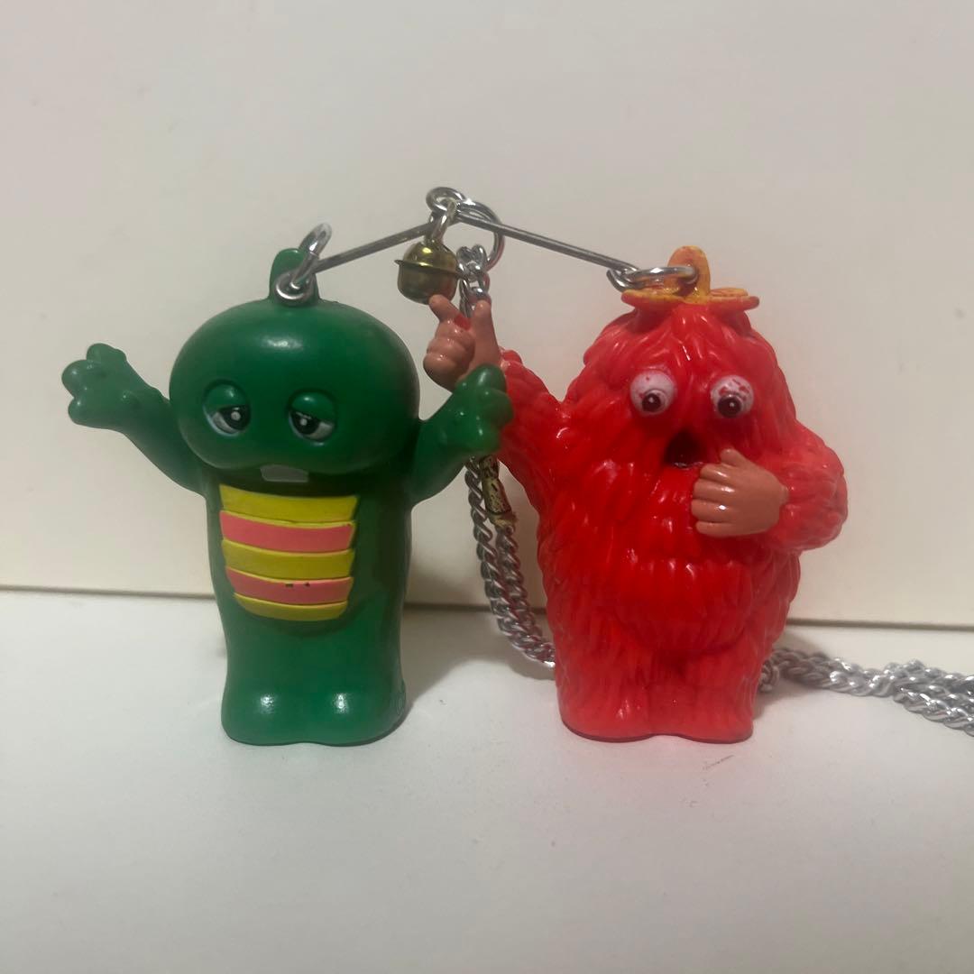 パトラ製 ガチャピン ムック ソフビ ペンダント フィギュア