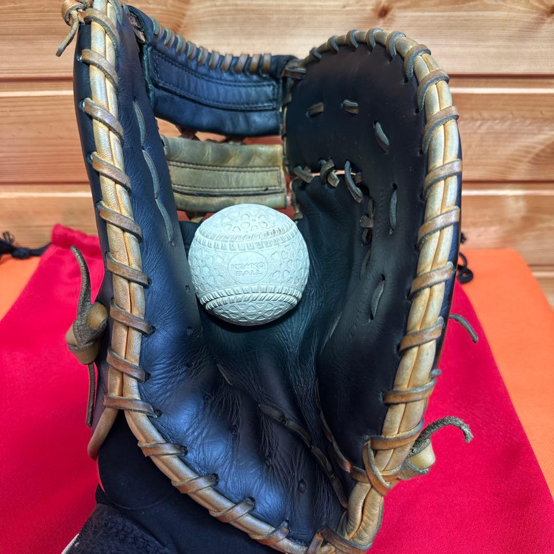 久保田スラッガー⭐️ 軟式 ファーストミット 湯もみ型付け済 野球 即戦力
