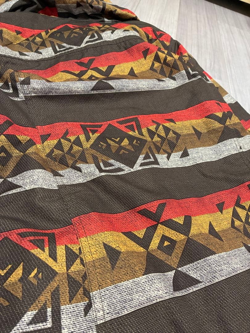 Burton M ネイティブ柄　スノーボードウェア　スキー　茶　レディース