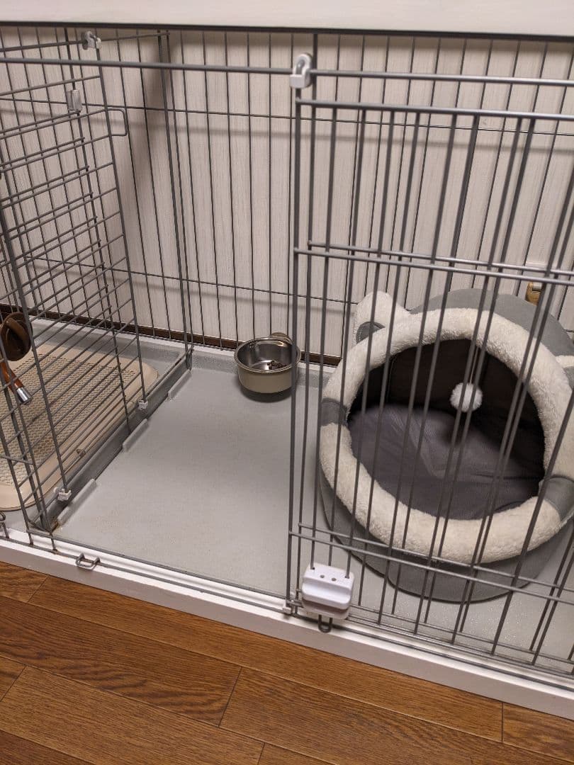 【犬用ケージ☆屋根付き】 ペティオドックルームサークルワイド☆トイレスペース分離