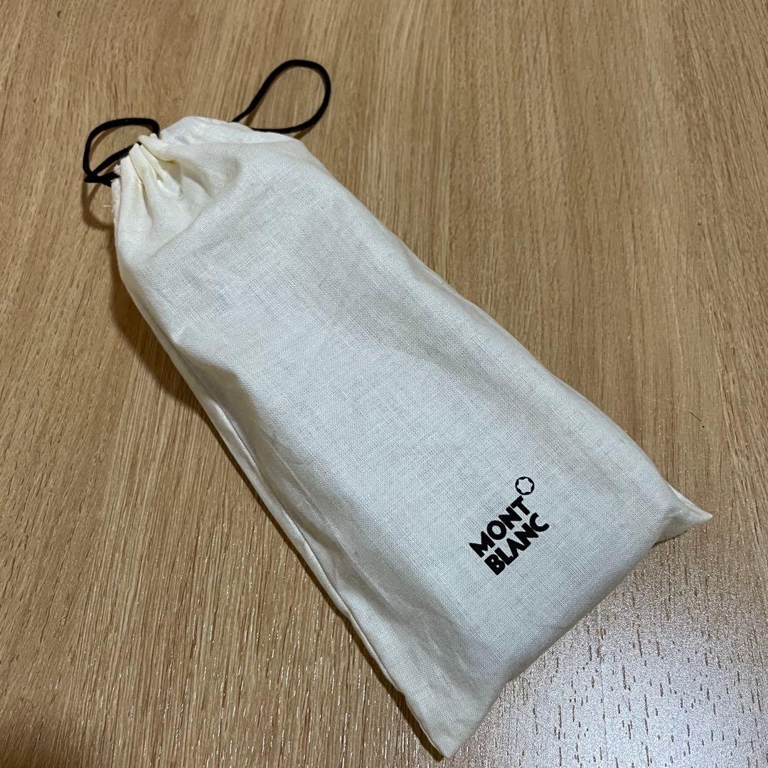 MONT BLANC ブラックレザー　ペンケース　3本