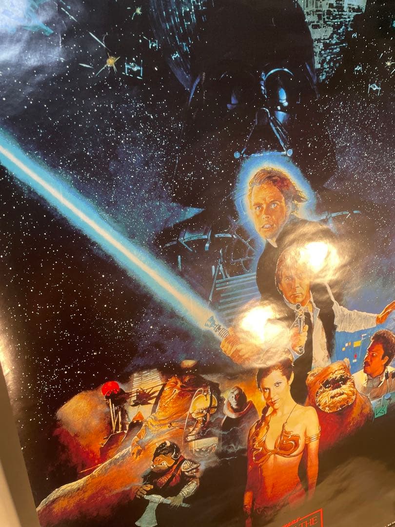 スターウォーズ ジェダイの帰還 VHD 販促ポスター 1986年製
