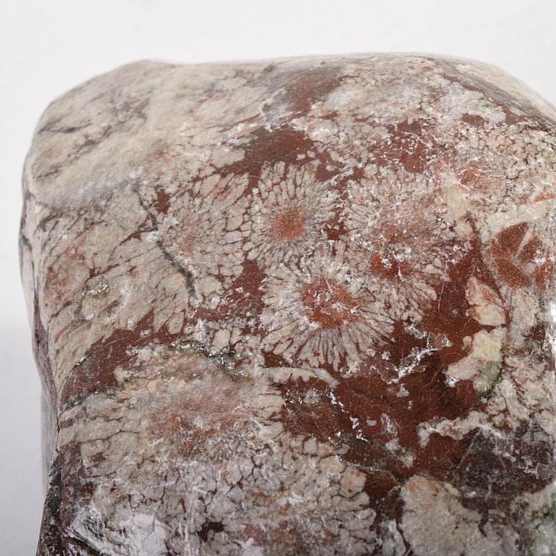 天然石　鑑賞石　菊花石　置物　重さ約1423g　V R8540