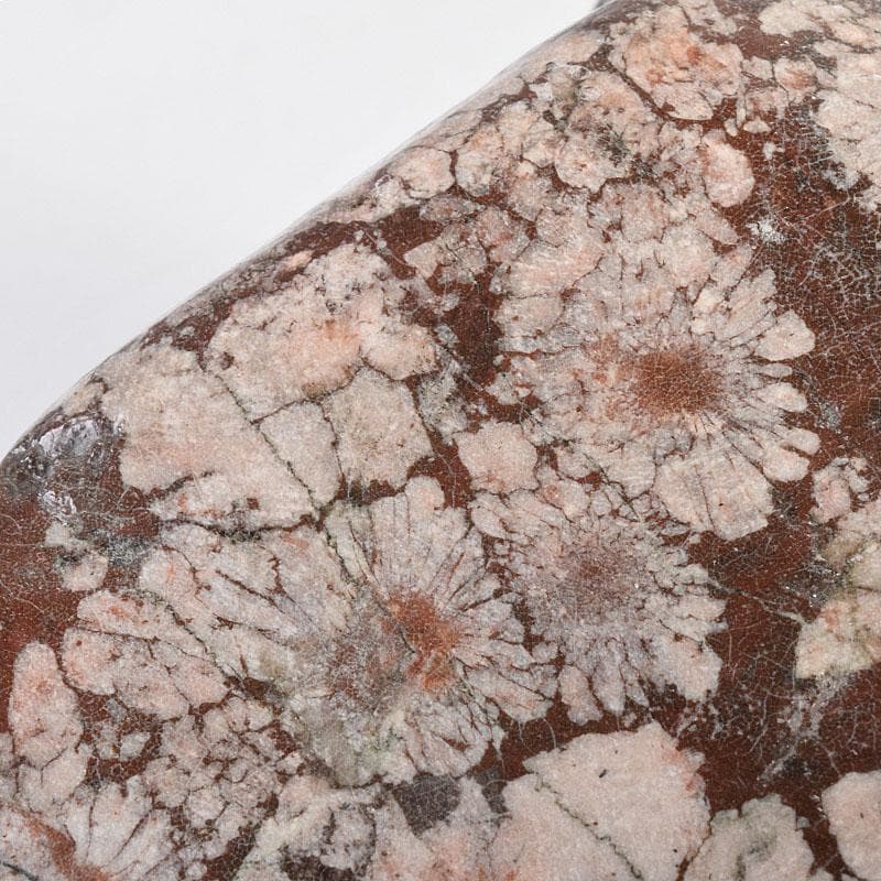 天然石　鑑賞石　菊花石　置物　重さ約1423g　V R8540