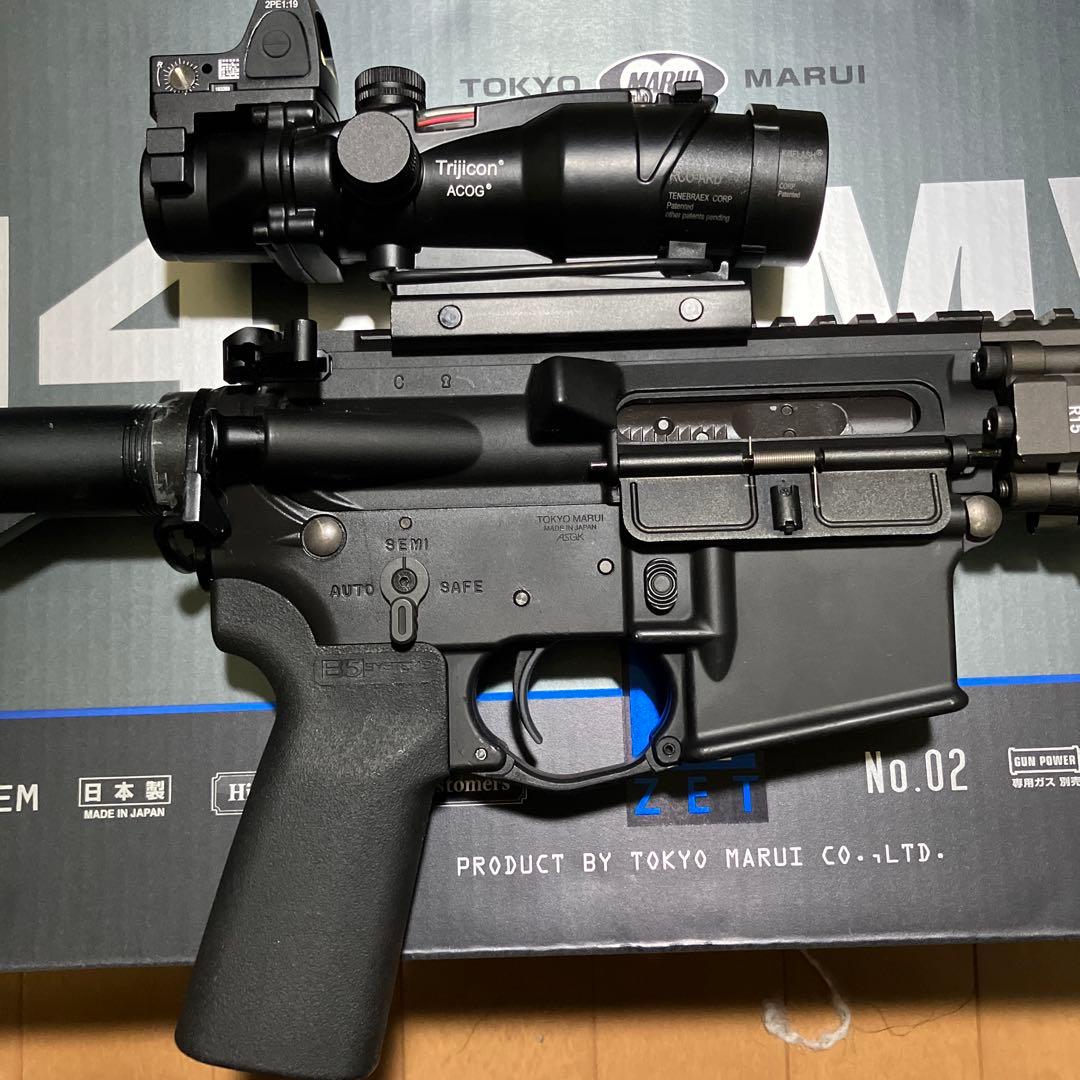 【しぃ】引退品　mws 東京マルイ M4A1 MWS GBB 付属品多数