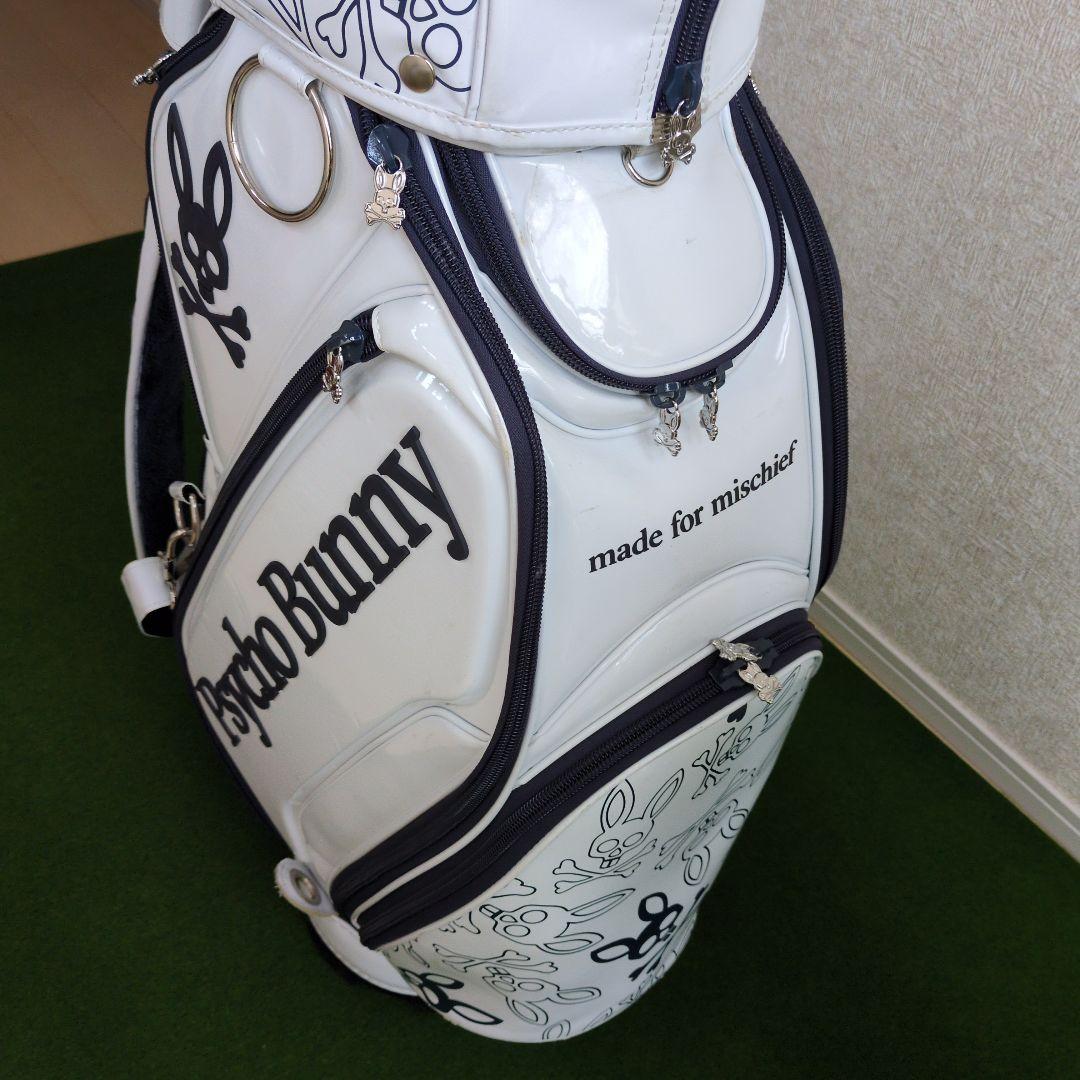 Psycho Bunny ゴルフバッグ・キャディバッグ　Uヘッド、バターカバー付