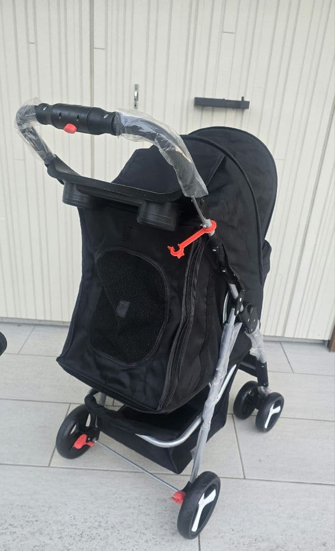 Doogo ペットカート 黒 メッシュカバー付き　ブランド品　新品未使用