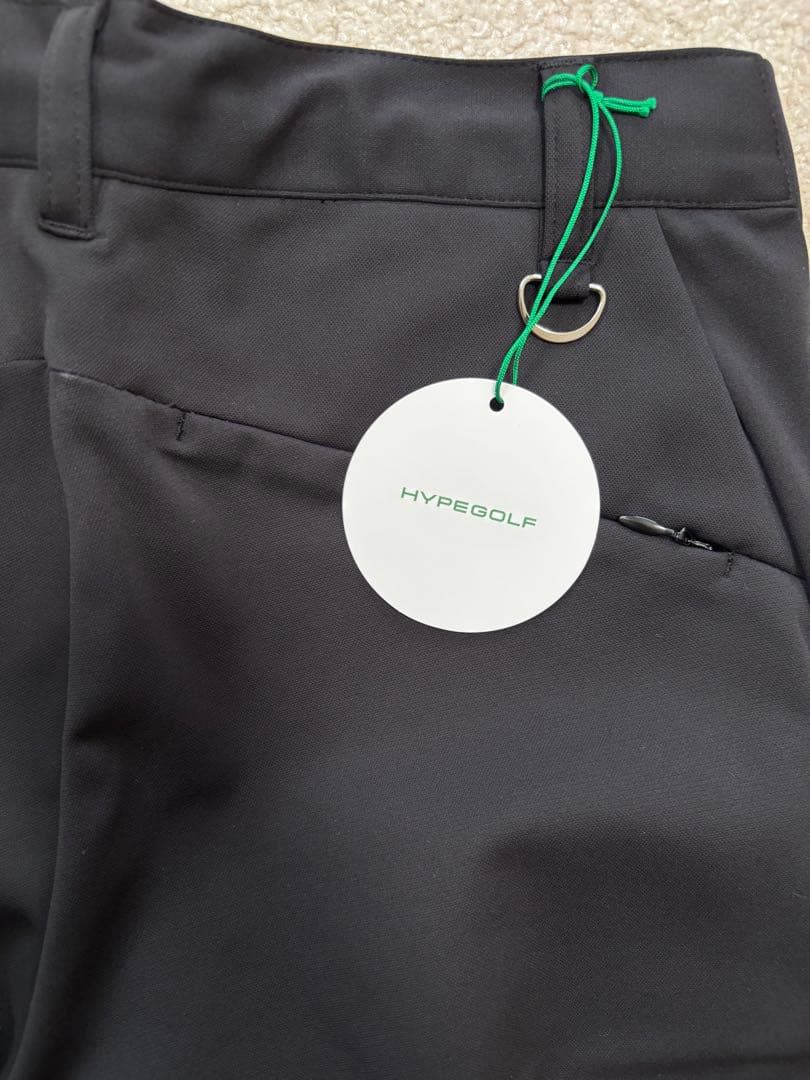 新品✩﻿ hype golf メンズSサイズ　ブラックパンツ