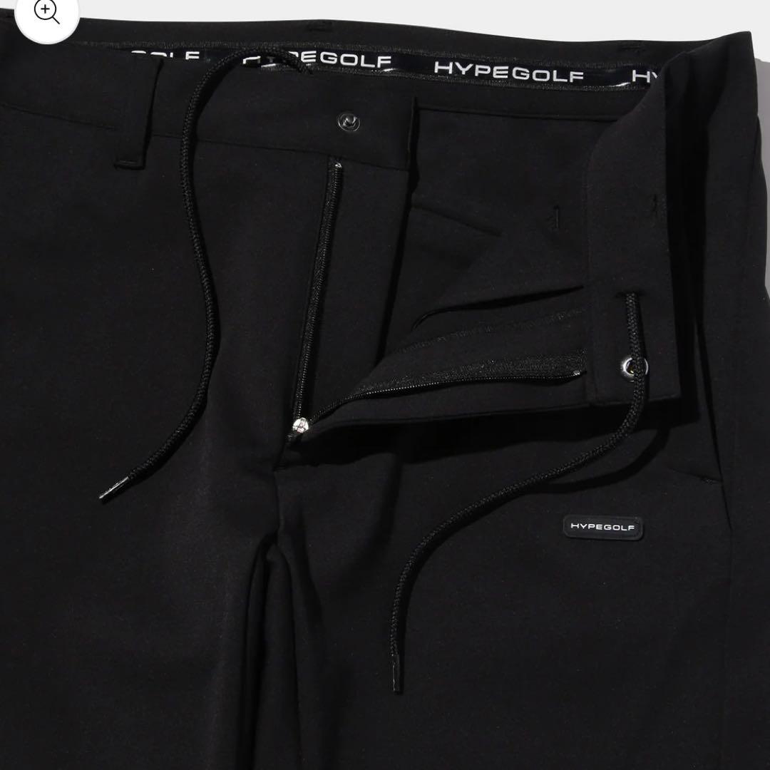 新品✩﻿ hype golf メンズSサイズ　ブラックパンツ