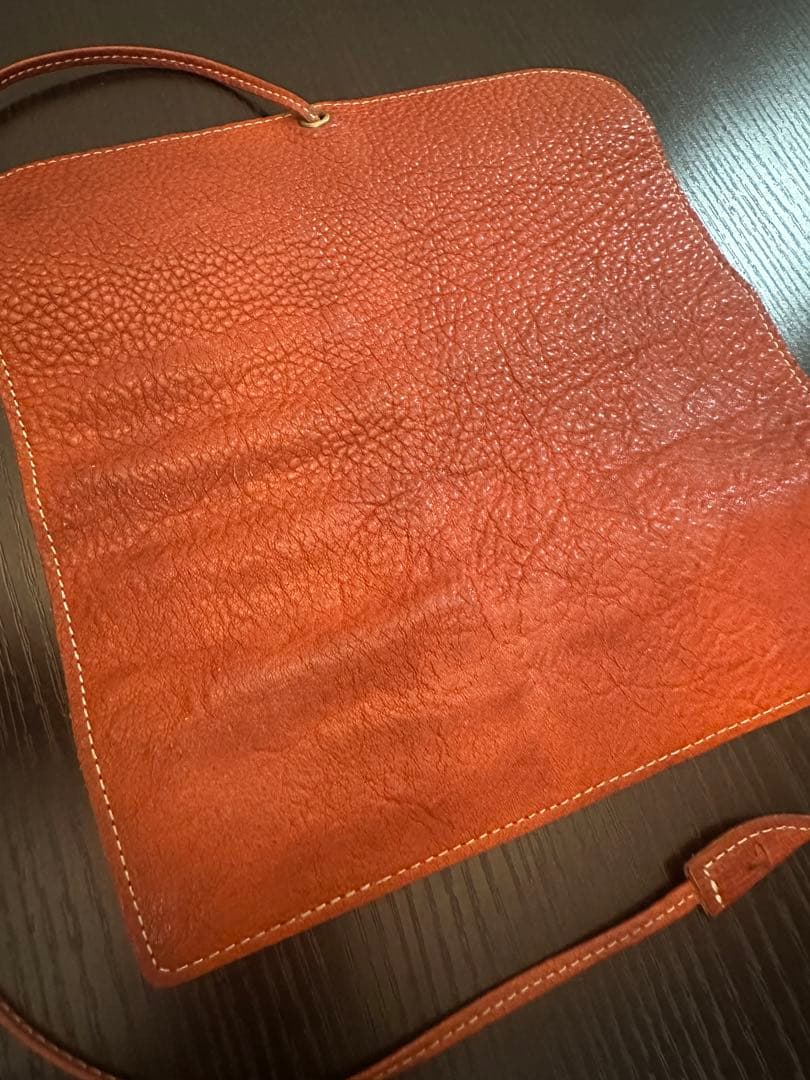 土屋鞄　ロールペンケース　限定色オレンジ