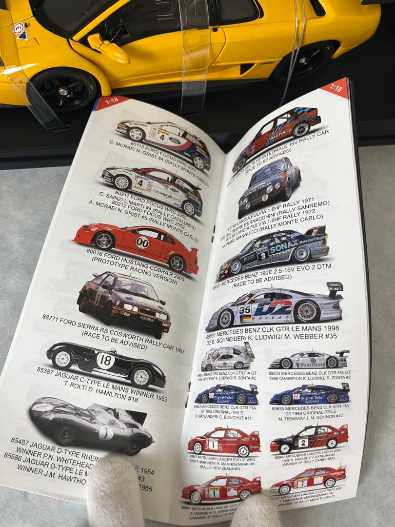 オートアート　ディアブロ　GTR スケール1/18 Diablo 黄色